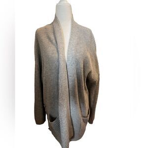 women's gray cardigan size medium Almost famous